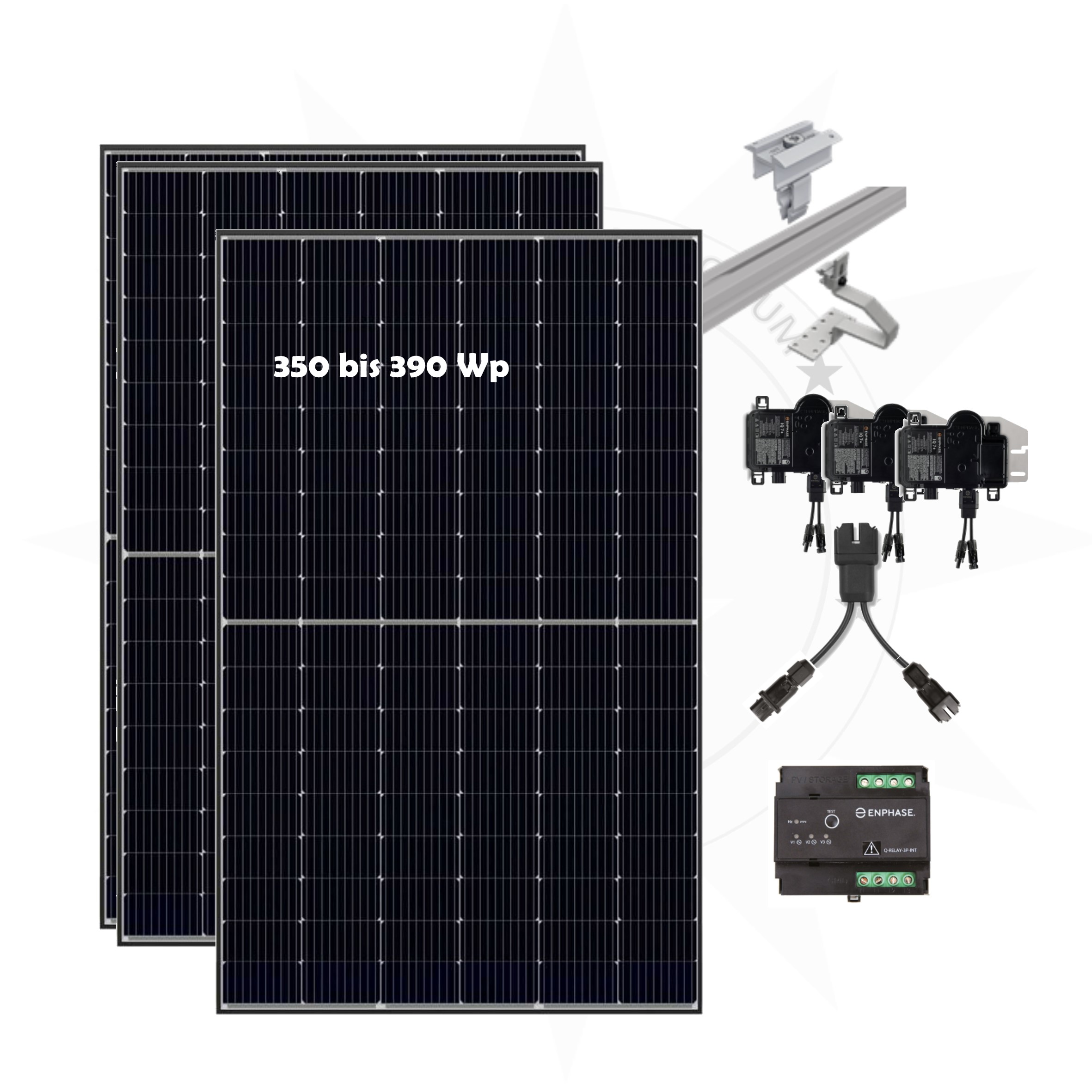 Photovoltaik Mini Anlagen - ÜBERSICHT - Modul Wechselrichter - Set's